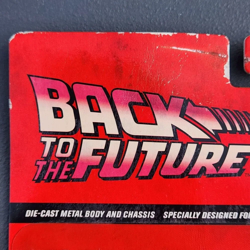 Vintage Johnny Lightning Back to the Future Great Scott Time Machine Diorama